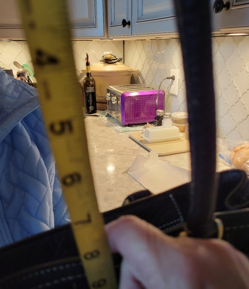 Authentic Coach Pebble Leather Hampton purse - Picture 8 of 10